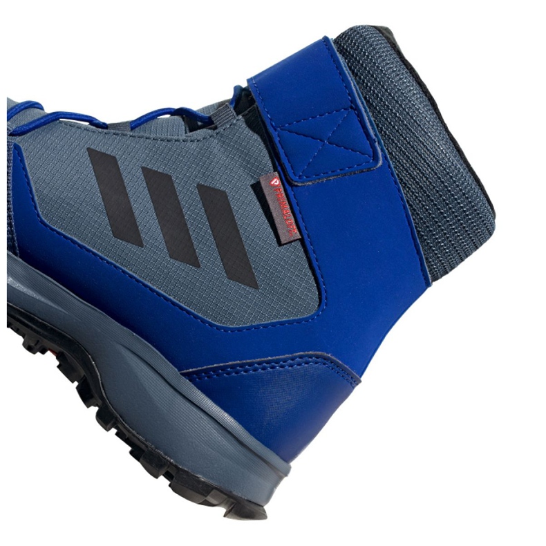 Adidas Terrex Snow Cf Cp Cw Jr G26579 scarpe nero blu grigio 2