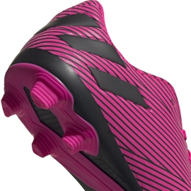 Scarpe da calcio Adidas Nemeziz 19.4 FxG Junior rosa F99949 3