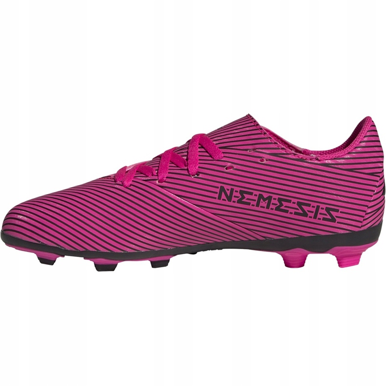 Scarpe da calcio Adidas Nemeziz 19.4 FxG Junior rosa F99949 1