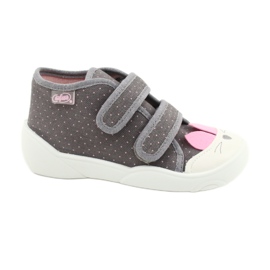 Scarpe per bambini Befado 212P059 rosa grigio 1