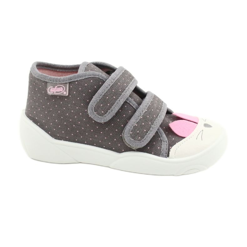 Scarpe per bambini Befado 212P059 rosa grigio 1