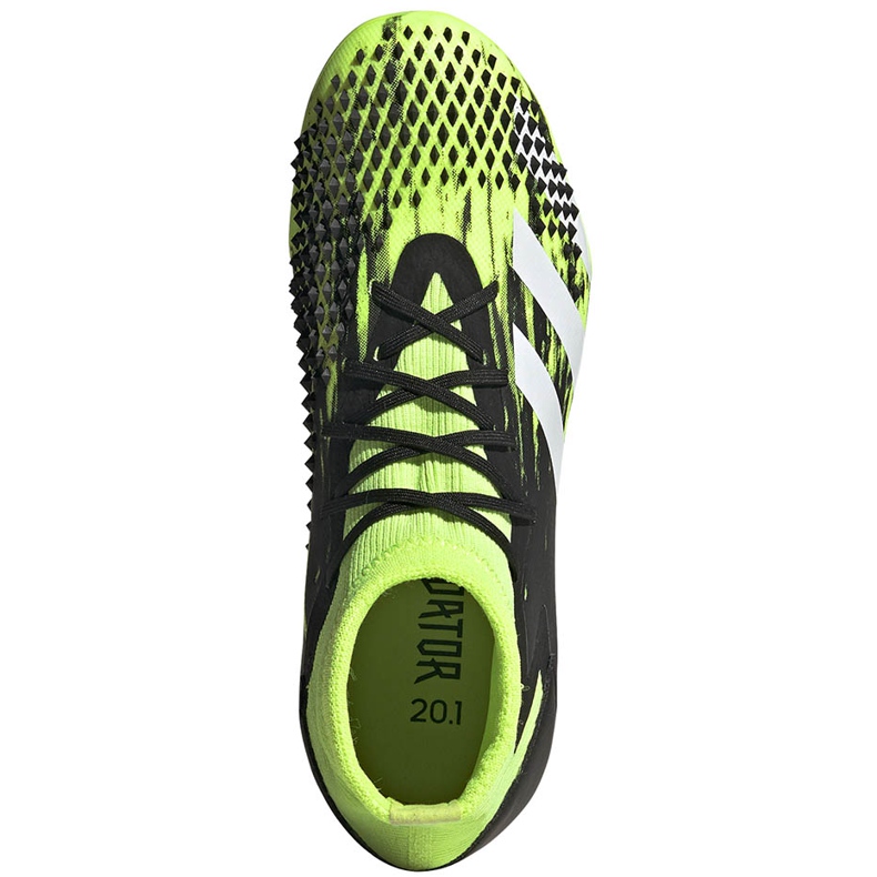 Scarpe da calcio Adidas Predator Mutator 20.1 Fg Junior verde-nero EH3017 1
