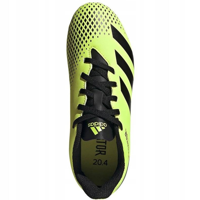 Scarpe da calcio Adidas Predator 20.4 FxG Junior verde-nero EH3037 1