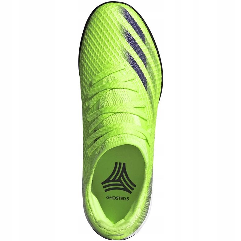 Scarpe da calcio Adidas X Ghosted.3 Tf Junior verde EG8216 1