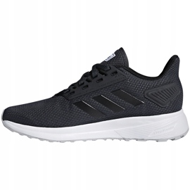 Scarpe running da donna adidas Duramo 9 grigio scuro B75990 nero multicolore 1