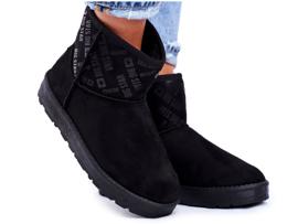 Stivali da neve caldi neri da donna Big Star GG274556 nero 3