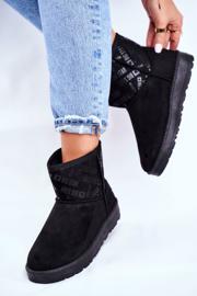 Stivali da neve caldi neri da donna Big Star GG274556 nero 2