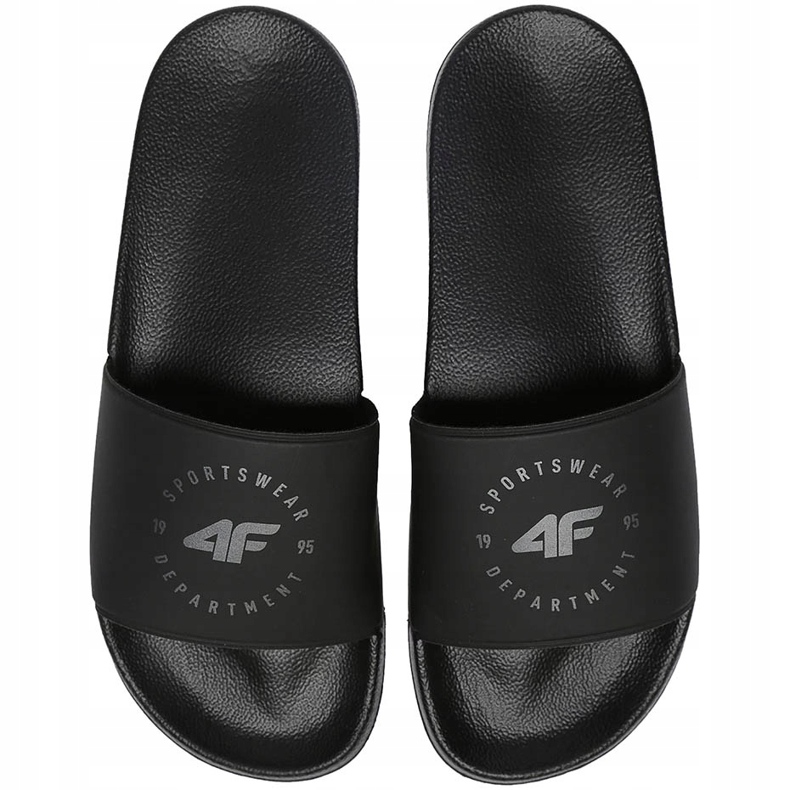 Pantofole da uomo 4F nere NOSD4 KLM202 21S nero 1