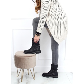 Lavoratori allacciati neri 4667 Black nero 2