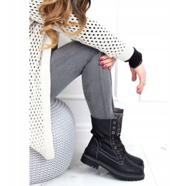 Lavoratori allacciati neri 4667 Black nero 1