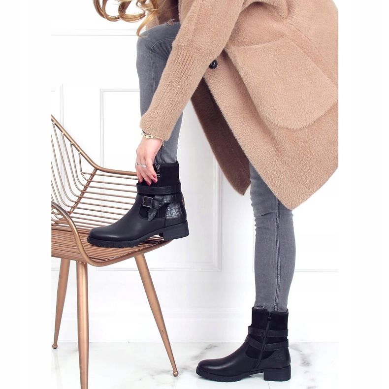 Stivali da donna militari neri 267 Black nero 2