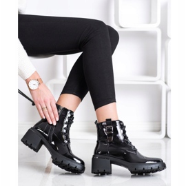 SHELOVET Lavoratori della moda laccati nero 1