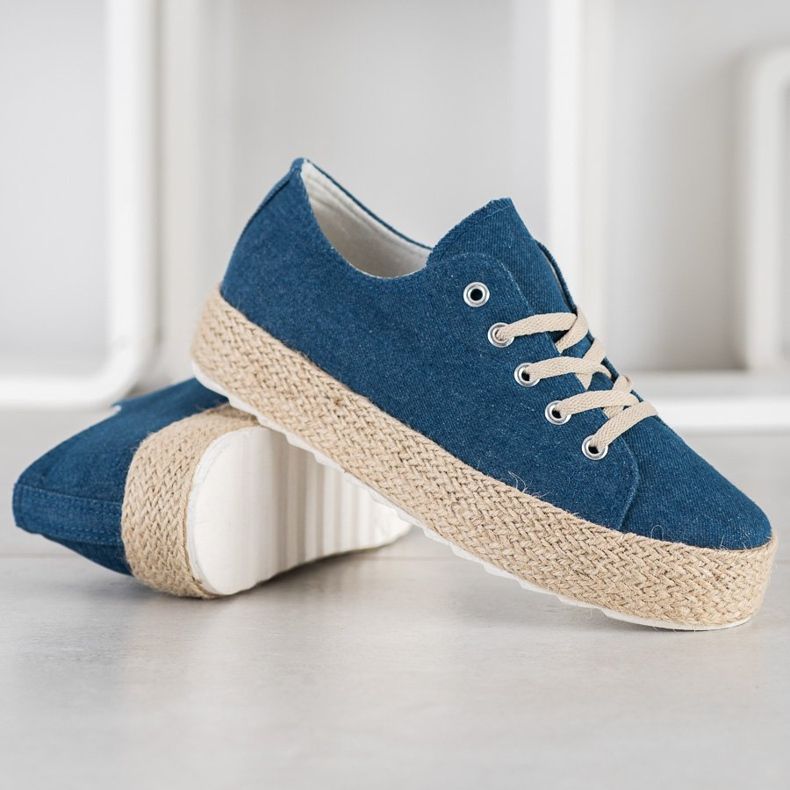 Kylie Scarpe Da Ginnastica Sulla Piattaforma blu 1