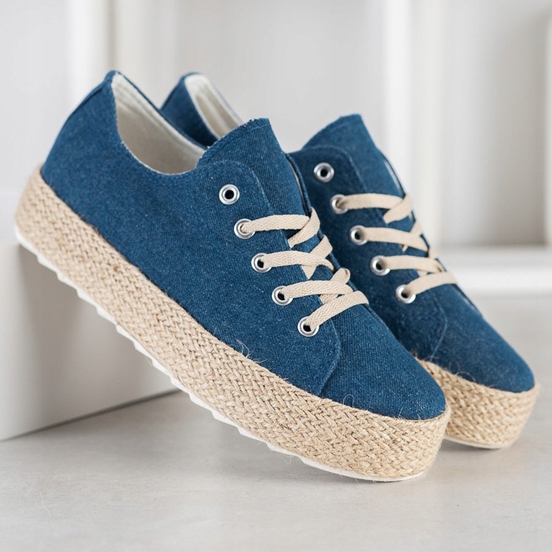 Kylie Scarpe Da Ginnastica Sulla Piattaforma blu 2