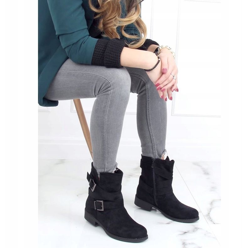 Stivali neri da donna neri 8037-PA Black nero 1