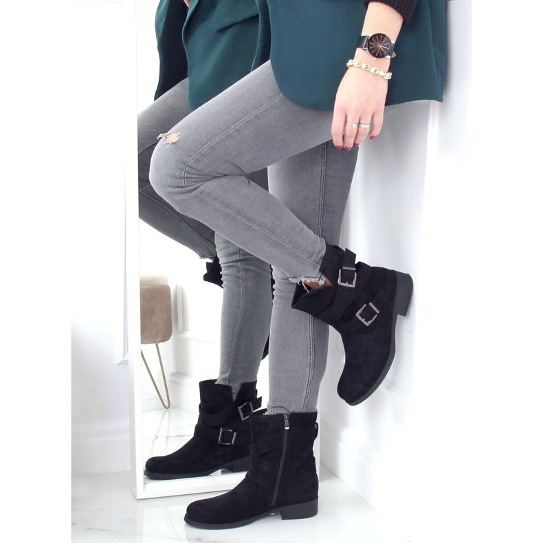 Stivali neri da donna neri 8037-PA Black nero 2