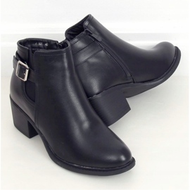 Stivali neri con tacco basso J101 Black nero 2