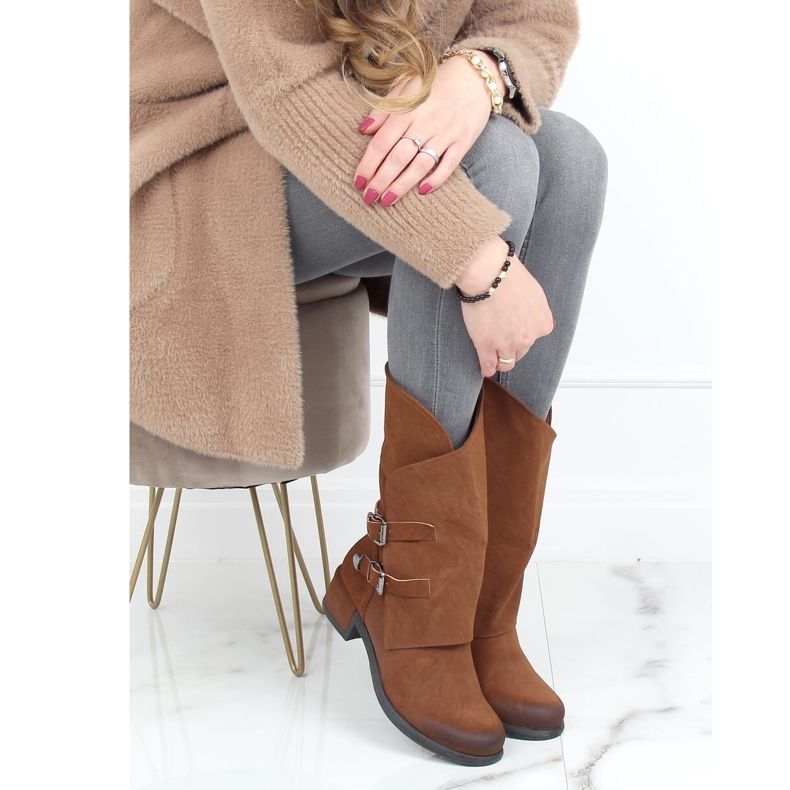 Camel ST-33P Stivali militari cammello marrone 1