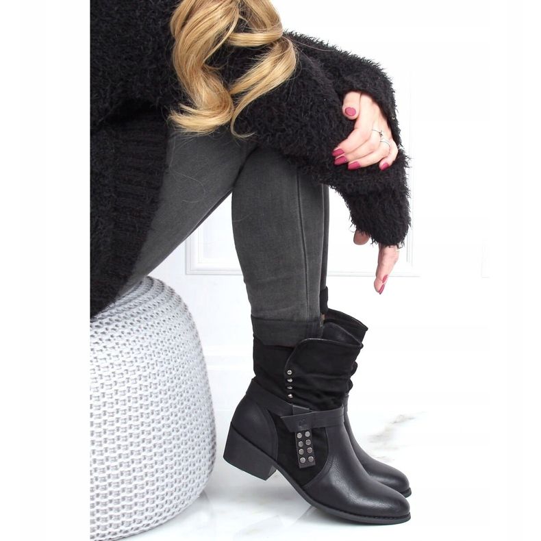 Stivali da donna neri Z1122 Black nero 2