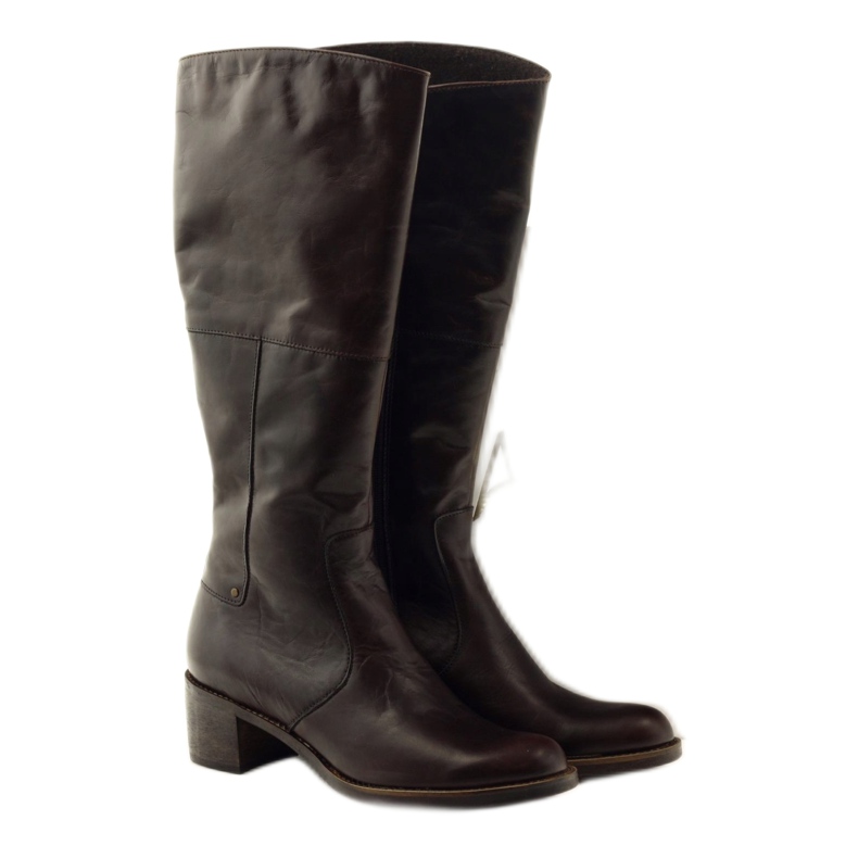 Stivali da donna marroni Anabelle 503 marrone 4