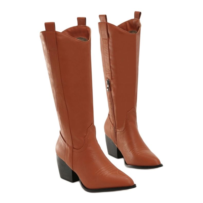 Vices Vizi 8491-68-cammello marrone 1