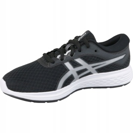 Scarpe da corsa Asics Patriot 11 Gs Jr 1014A070-002 nero argento grigio 1