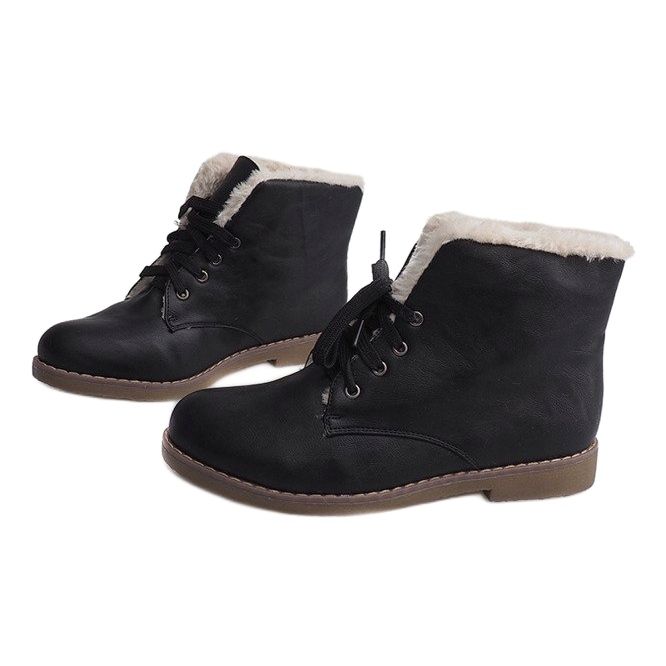 Stivali Caldi Jodhpur Fur 05-3 Nero 1