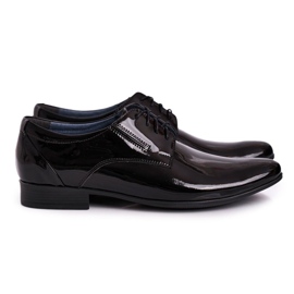Bednarek Polish Shoes Pantofole Bednarek da uomo in pelle laccata nera nero 1