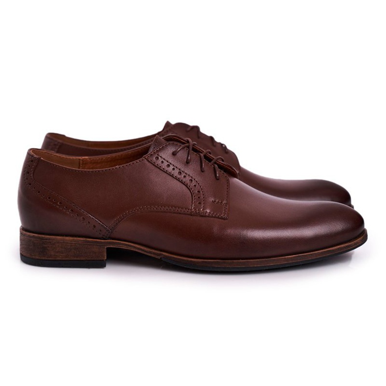 Bednarek Polish Shoes Mocassini Da Uomo In Pelle Con Suola Leggera Bednarek Marrone Scuro 1