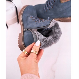 Apawwa Stivali Da Bambino Trappers Riscaldati Con Pelliccia Blue London beige marrone blu navy 1