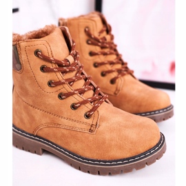 Apawwa Stivali da bambino Trappers Warmed With Fur Camel London beige marrone 2