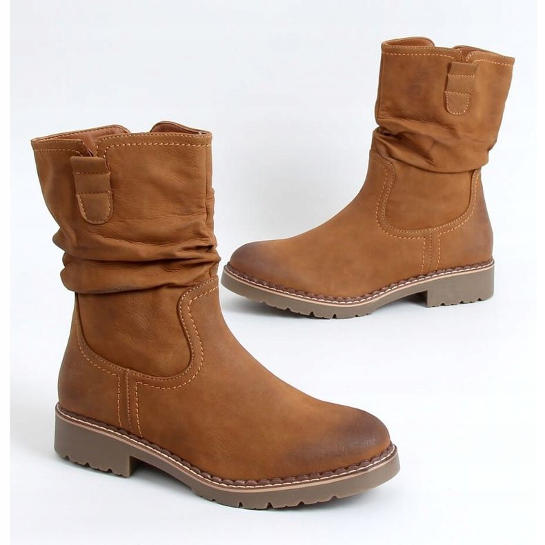 Cammello 6981 Stivali da donna color cammello marrone 1