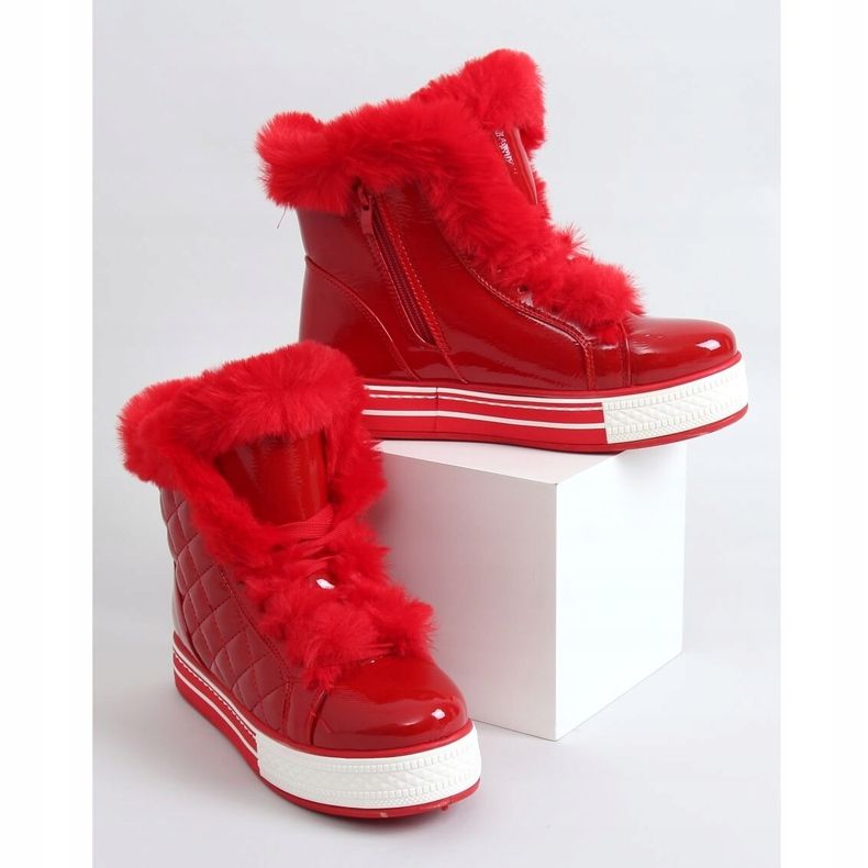 Doposci laccati rossi NB310P-3 Red rosso 1