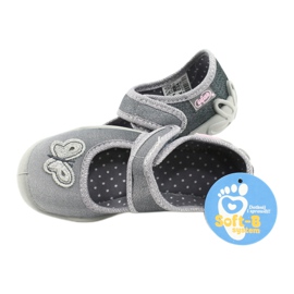 Scarpe per bambini Befado 123X034 argento grigio 5