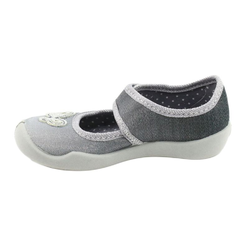 Scarpe per bambini Befado 123X034 d'argento grigio 2