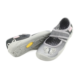 Scarpe per bambini Befado 123X034 argento grigio 4