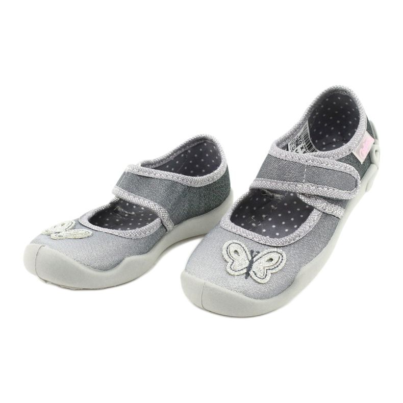 Scarpe per bambini Befado 123X034 d'argento grigio 3