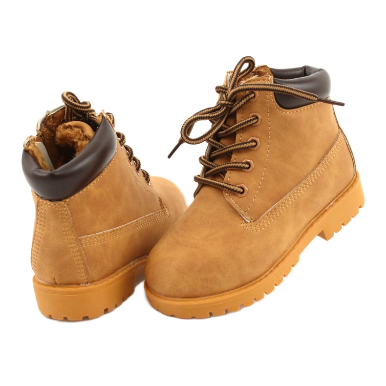 Stivali da caccia caldi per bambini Camel Dexter giallo 5