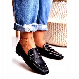 LU BOO Mocassini da donna Lordsy Black Jets Harriet nero 1