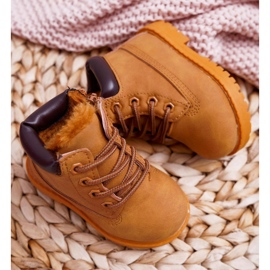 FRROCK Stivali da caccia caldi per bambini Camel Dexter marrone marrone 2