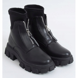 Stivali neri con suola alta NS155-1 Black nero 1