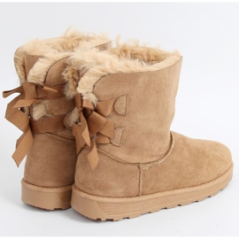 Doposci con fiocchi cammello 256 Camel beige 1