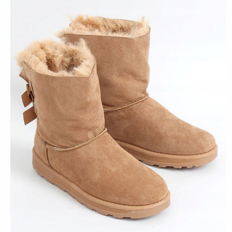 Doposci con fiocchi cammello 256 Camel beige 2