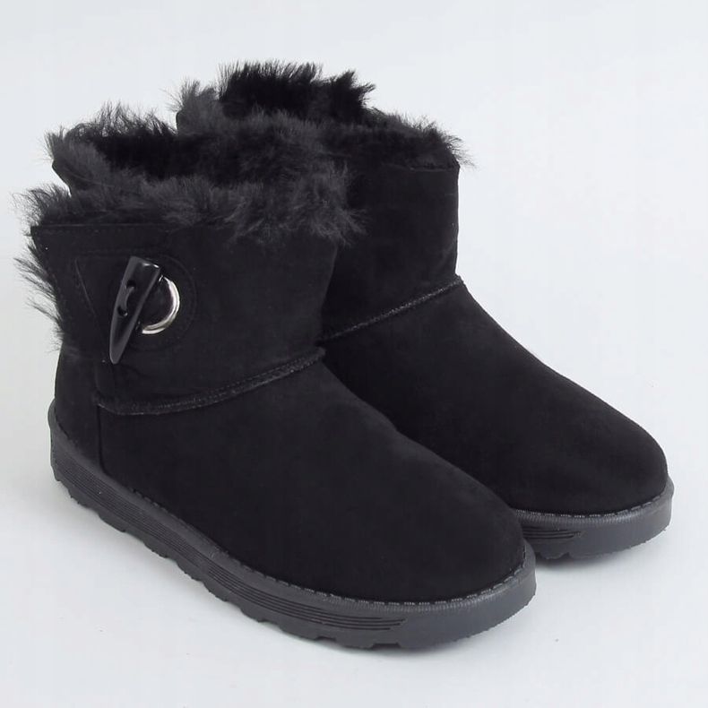Stivali da neve neri con borchie 255 Black nero 1