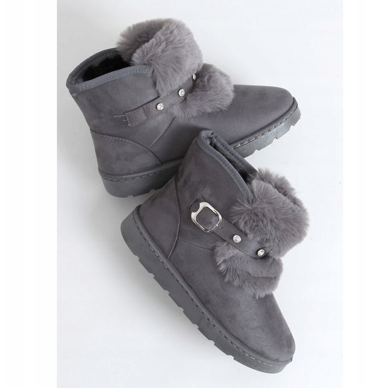 Doposci con zirconi grigi A980 Grey grigio 1