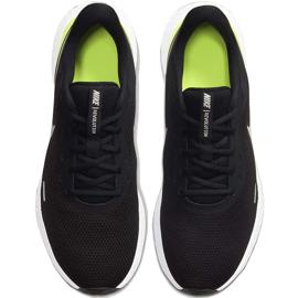 Scarpe da running da uomo Nike Revolution 5 nere e verdi BQ3204 010 bianco nero verde 1