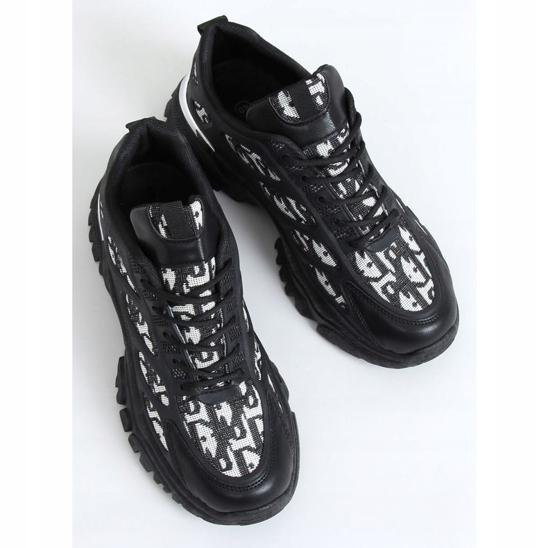 Scarpe sportive da donna nere VL123 Black nero 1