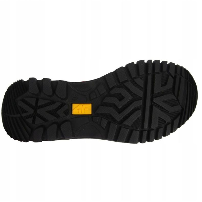4F M H4Z20 OBMH253 62S scarpe da trekking nero rosso 1