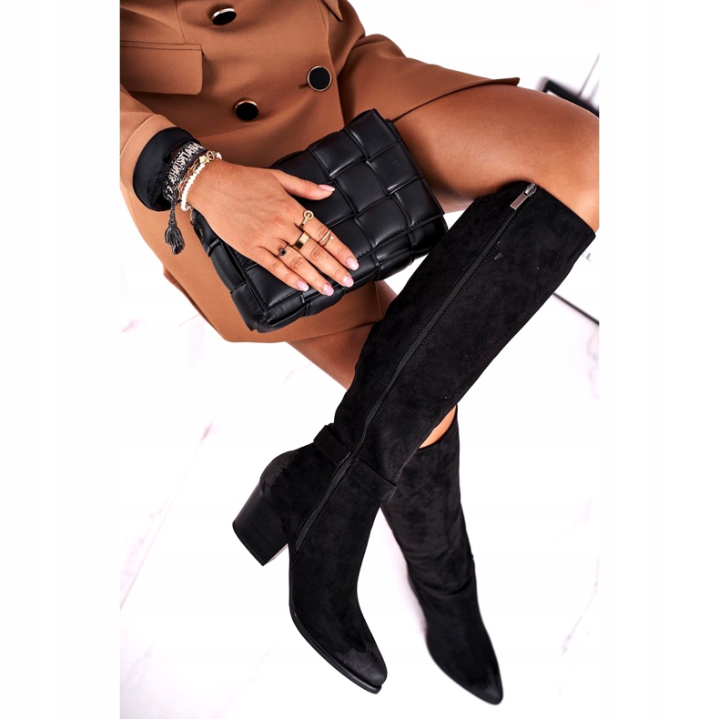 Vinceza Stivali Donna Con Tacco Camoscio Neri Nevermind nero 3