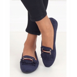 Mocassini donna blu navy 88-381 Navy 2